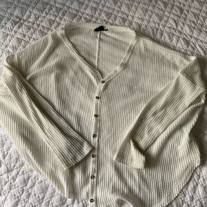 Urban Outfitters White Button Up Shirt